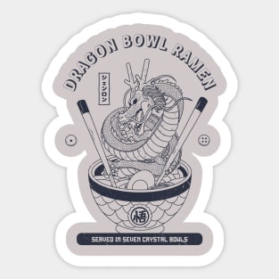 dragon bowl ramen Sticker